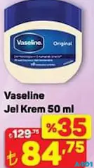 VASELİNE JEL KREM VAZELİN 50 ML VASELİNE JEL KREM VAZELİN 50 ML
